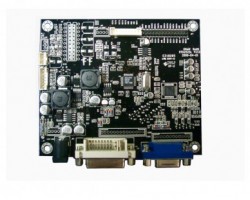 Multi-functional industrial LCD A/D board